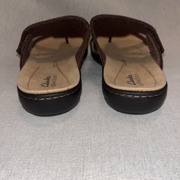 Clarks Womens Laurieann Edge brown size 8 M - Picture 4 of 8